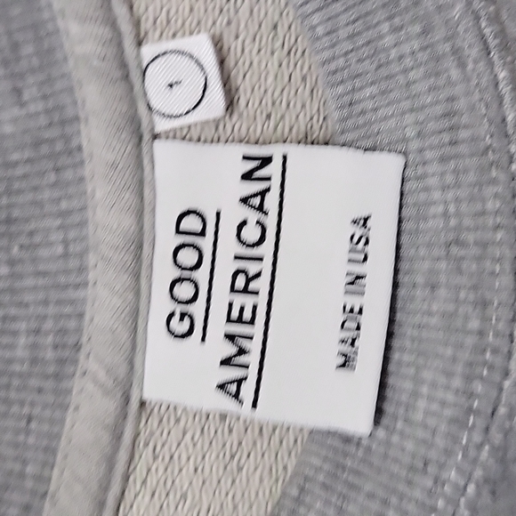 Good America grey crewnew pullover grey sweater women's size XS 1 - Picture 6 of 10